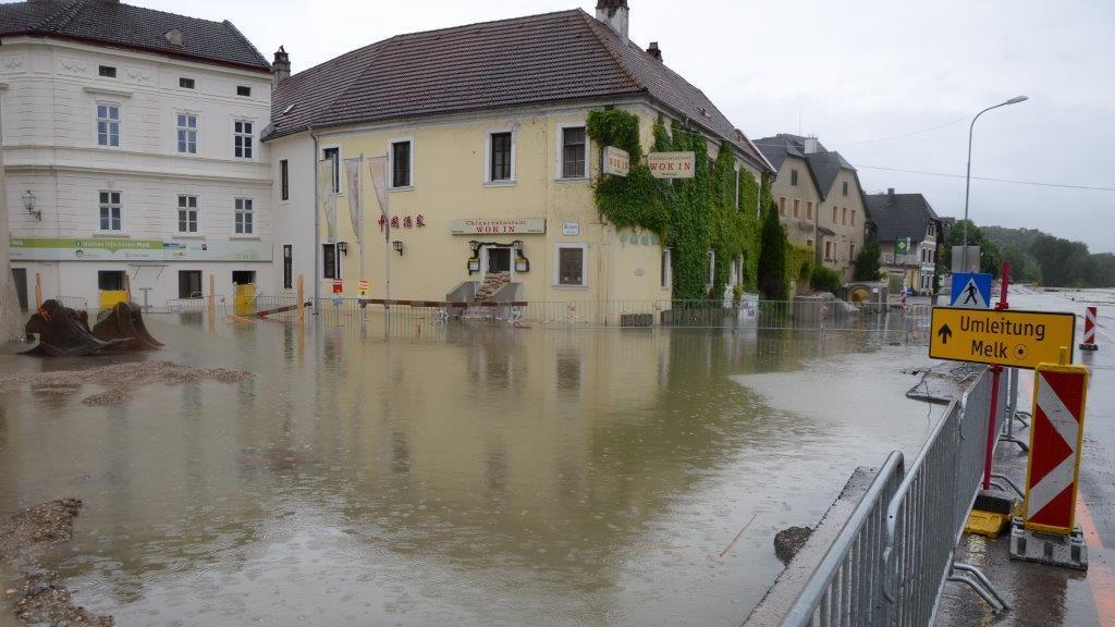 Hochwasser in NÖ: Emmersdorf und Melk