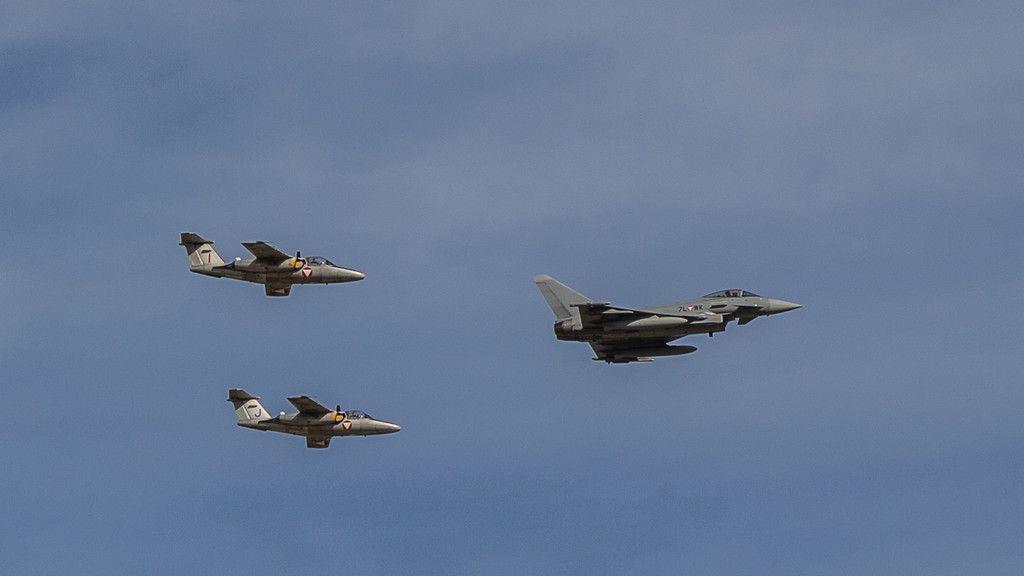 Übungsflug des Bundesheeres