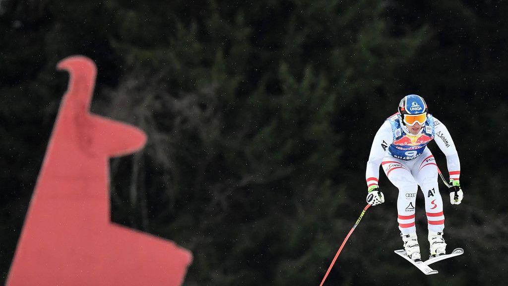 Abfahrtstraining in Kitzbühel