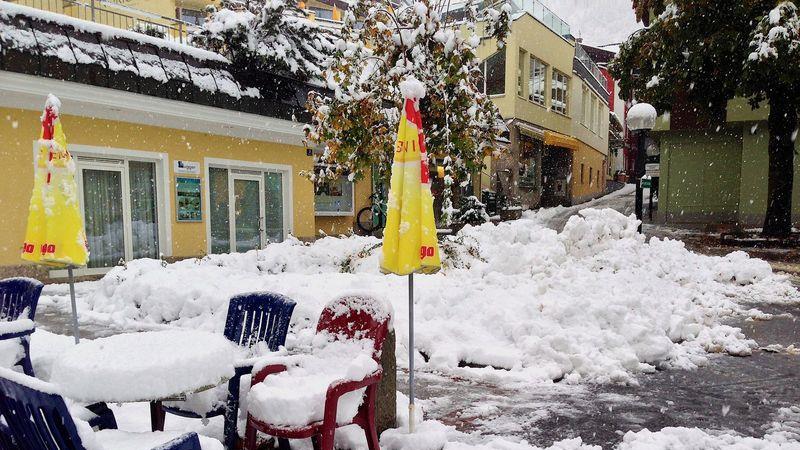 Schnee im Gasteinertal
