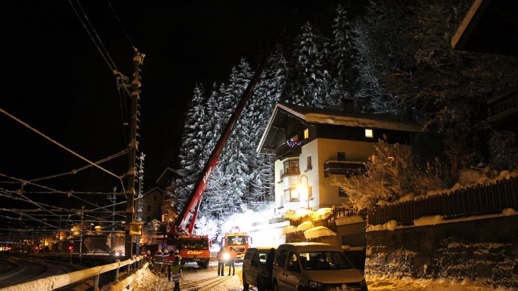 Umgestürzte Bäume in Zell am See