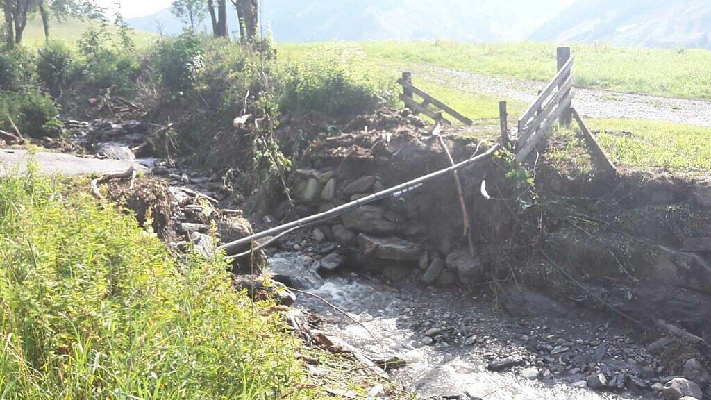 Hochwasserschäden in Rauris