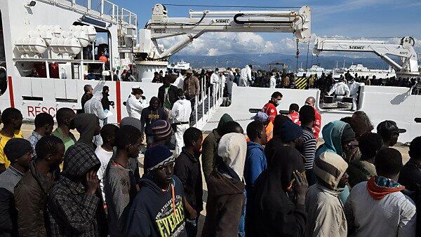 In Italien landen vor allem Afrikaner