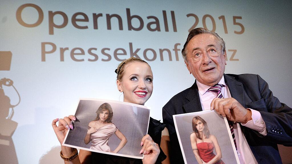 Sobald als möglich will Baulöwe Richard Lugner (re.) seinen männlichen Opernballgast präsentieren.