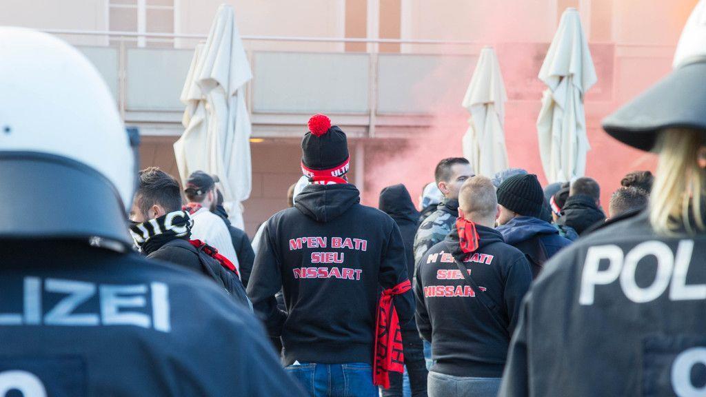 Nizza-Fans sorgen für Polizeieinsatz I