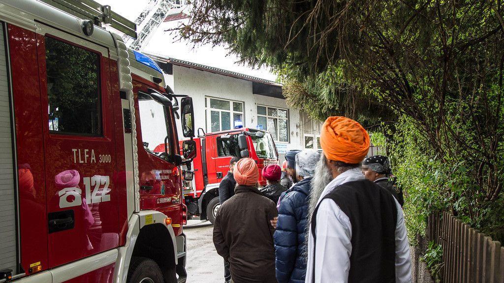 Brand in Sikh-Tempel in Salzburg