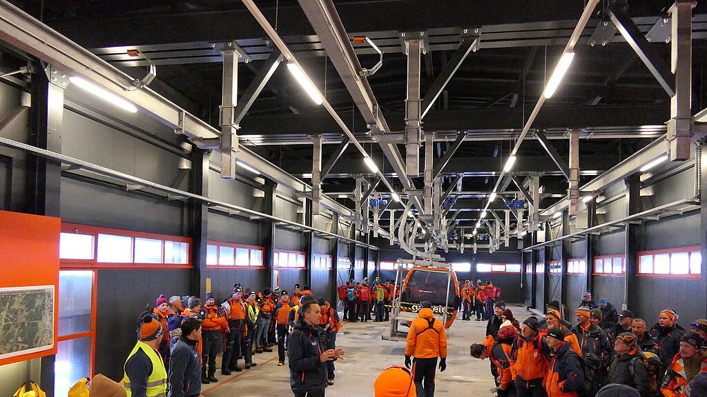 Gondelbahn-Evakuierung: Gasteiner Bergbahnen üben Ernstfall