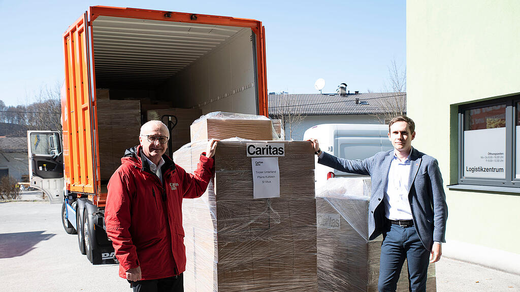 Caritas Salzburg hilft in Corona-Krise
