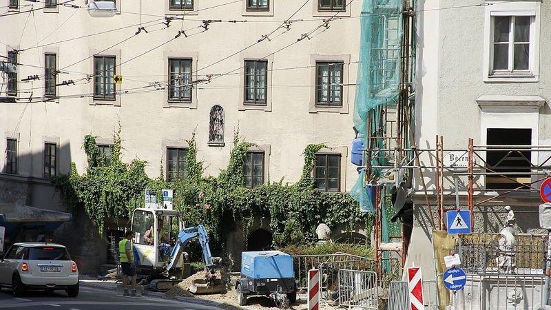 Baustelle Müllner Hauptstraße