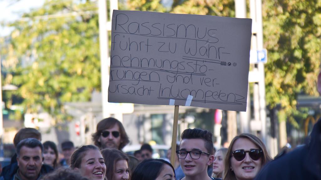 Demo für Bleiberecht von Flüchtlingen
