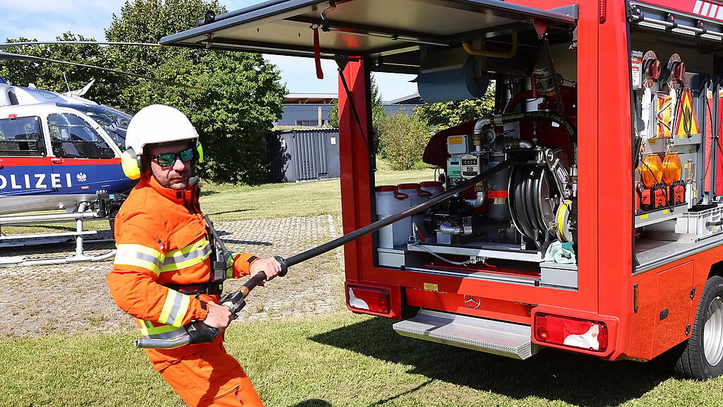 Tankfahrzeug Hubschrauber Salzburg