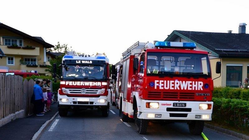 Feuerwehrübung in Grödig
