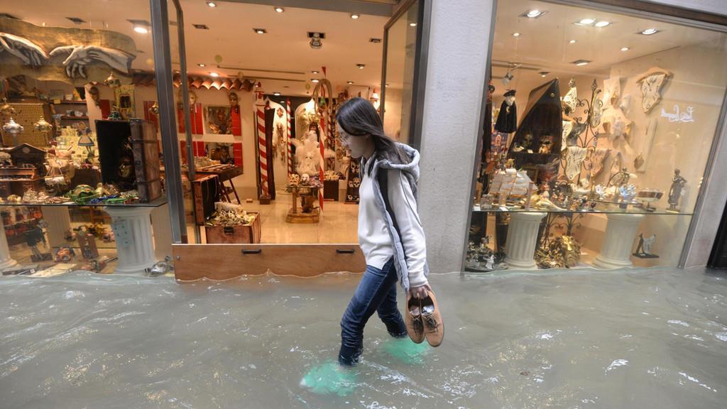 Hochwasser in Venedig