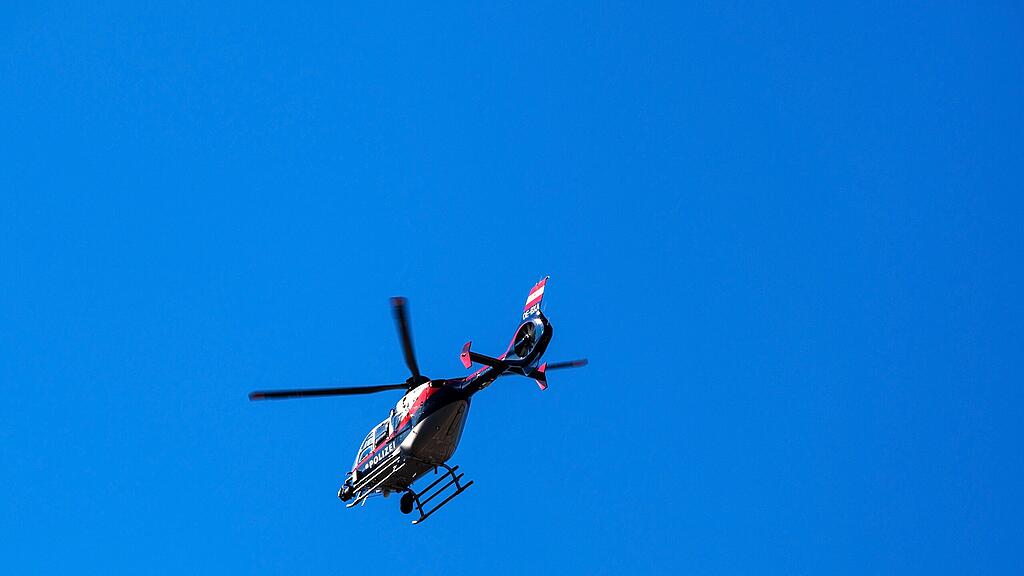 Die Unfallstelle war nur per Hubschrauber zu erreichen.