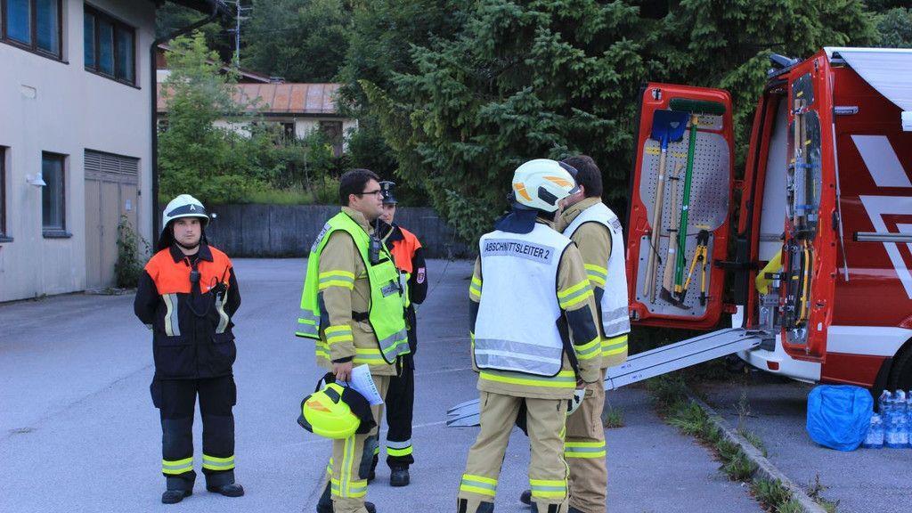 Übung Feuerwehr Grödig