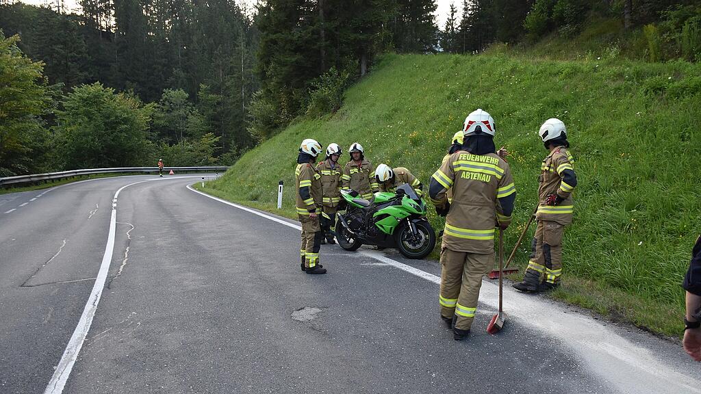 Motorradunfall Abtenau
