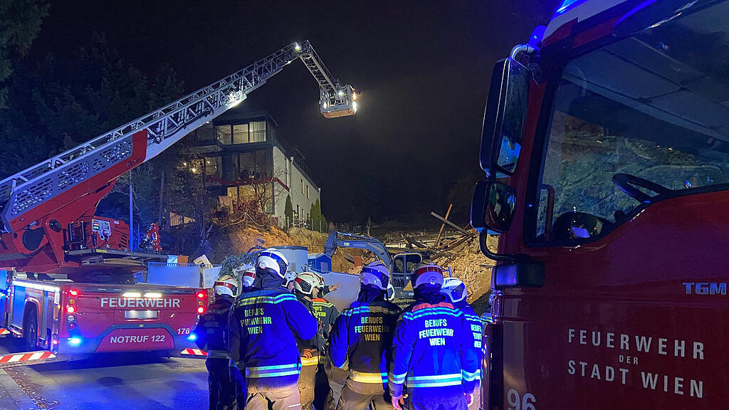 WIEN: GEBÄUDEEINSTURZ IN DÖBLING