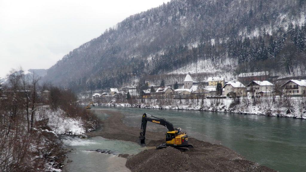 Bilder der Arbeiten am Kraftwerk