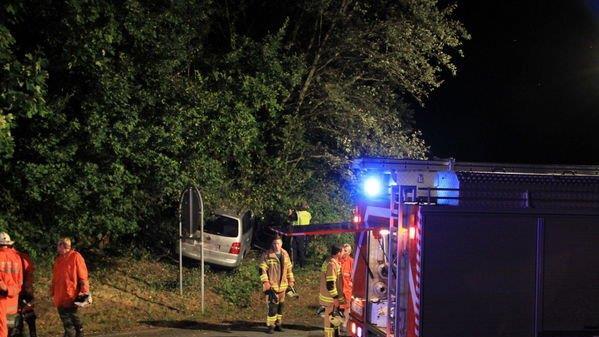 Bilder vom Crash in Anthering
