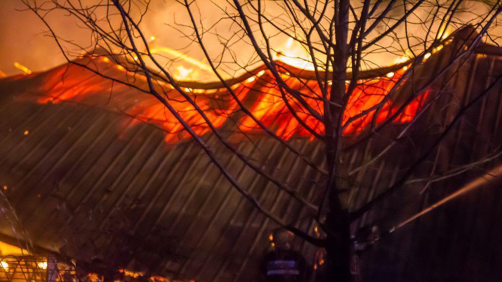 Großbrand bei Bauernhof in Seekirchen