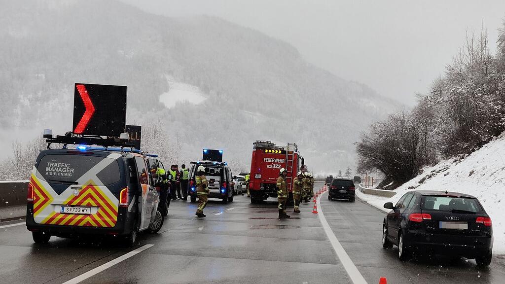 Unfall A10 Pongau