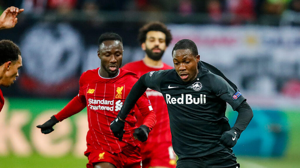 Liverpool, Salzburg, Champions League, Enock Mwepu