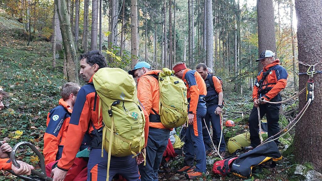 Rettung Urlauberin Gollinger Wasserfall