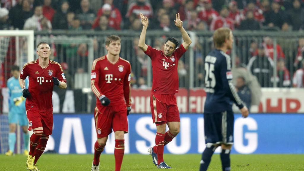 FC Bayern schossen HSV mit 9:2 aus der Allianz-Arena