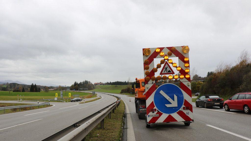 Sturm sorgt für Sperre der A8