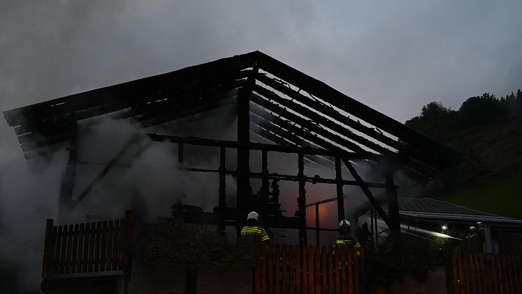 Großbrand Bauernhof Großarl