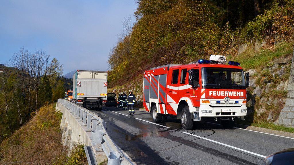 Unfall zwischen Wagrain und St. Johann im Pongau