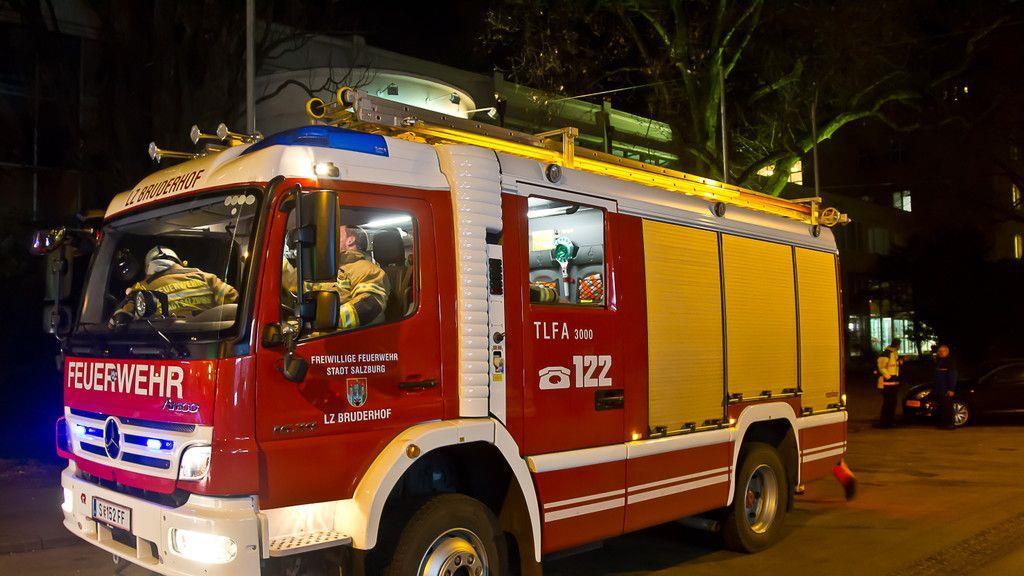 Großübung der Freiwilligen Feuerwehr Salzburg