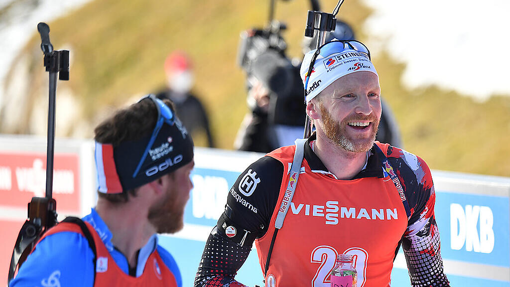Nur eine Scheibe blieb für Eder in Hochfilzen stehen