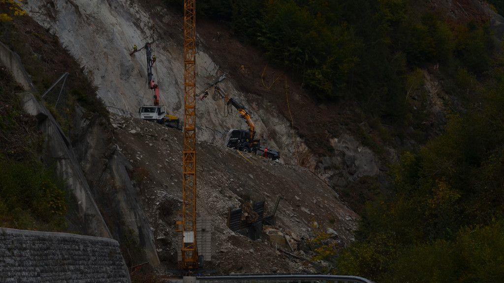 Felssturz auf der B99: Lokalaugenschein im Oktober