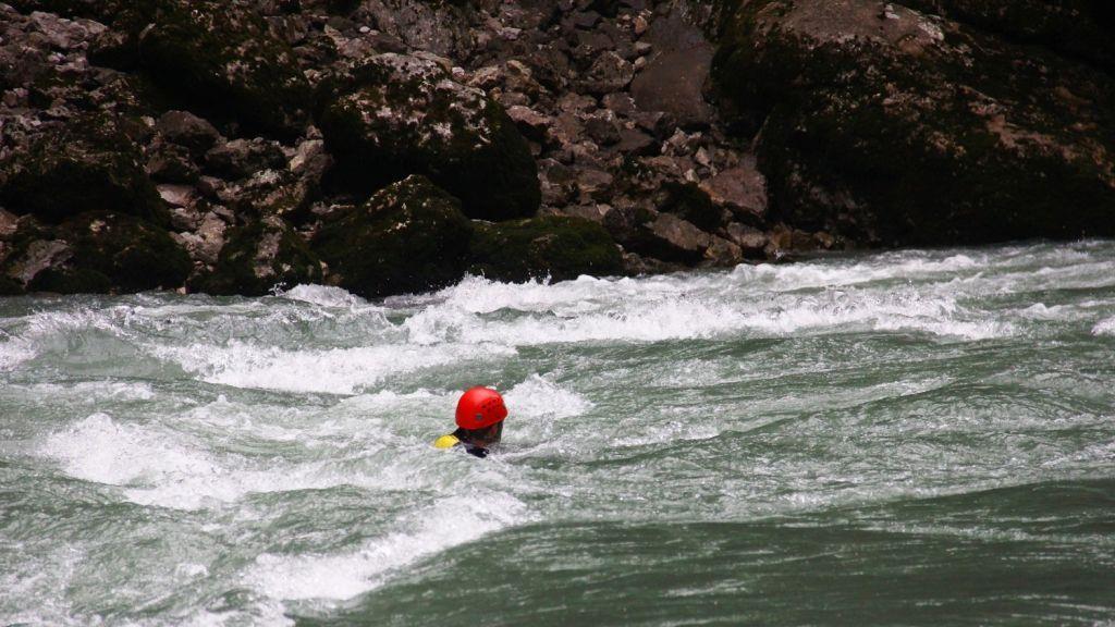 Übung der Wasserrettung