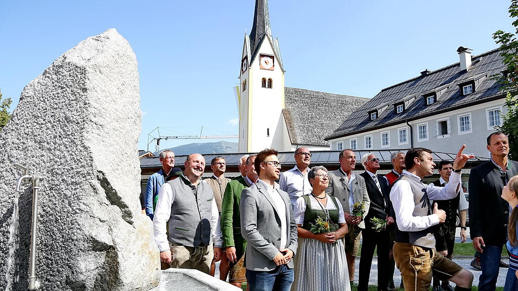 Eröffnung Heilwasserbrunnen Abtenau