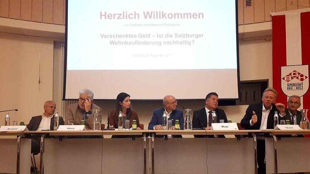 Nicht nur die Ergebnisse der Studie wurden am Podium diskutiert.