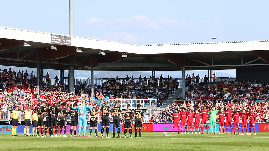 Mainz 05 gegen Liverpool Testspiel in Grödig