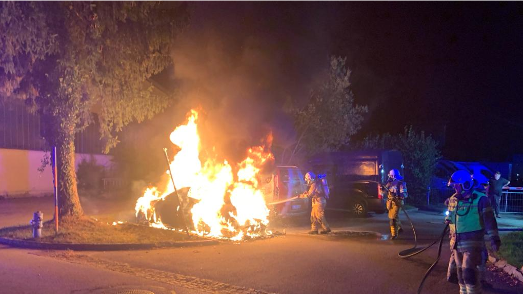 Pkw-Brand Eugendorf