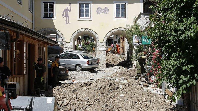 Mure verwüstet Hallstatt