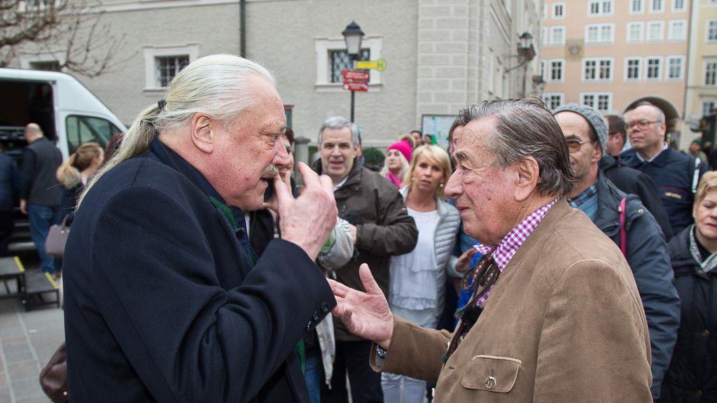 Richard Lugner auf Wahlkampftour in Salzburg II