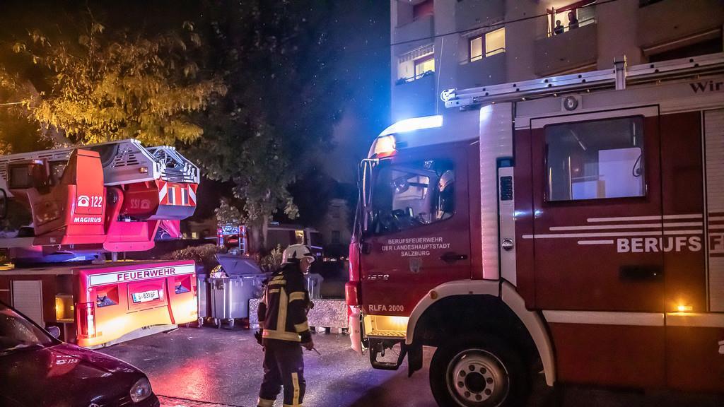 Küchenbrand in Lehen