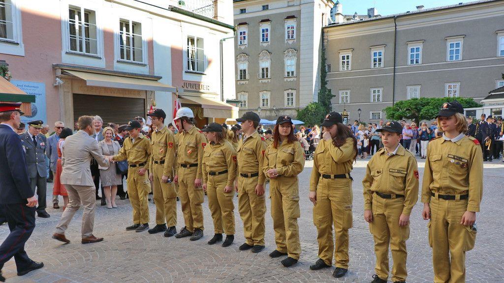 Florianifeier in der Stadt Salzburg