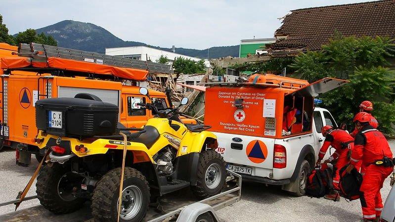 Taranis: Gebäudeeinsturz