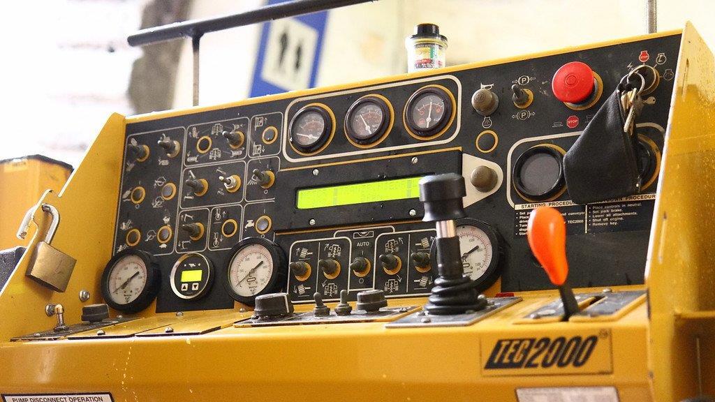 24 Tonnen schwere Fräse auf Kapuzinerberg