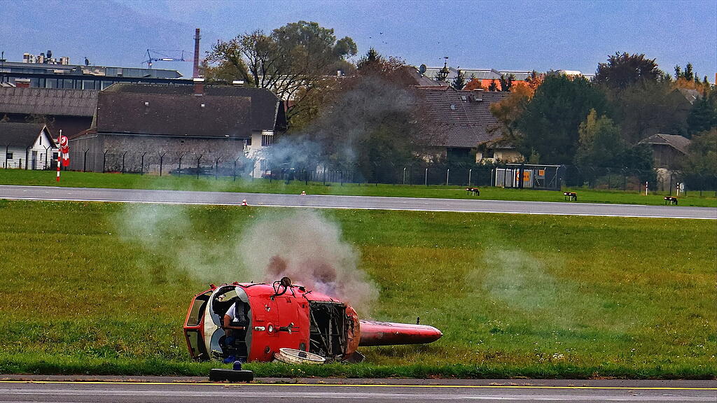 Notfall\u00fcbung am Airport