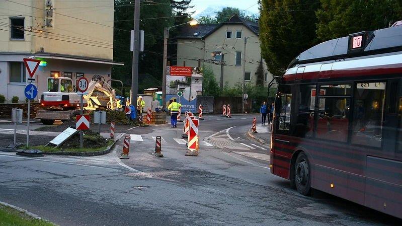 Baustelle Eder-Kreuzung