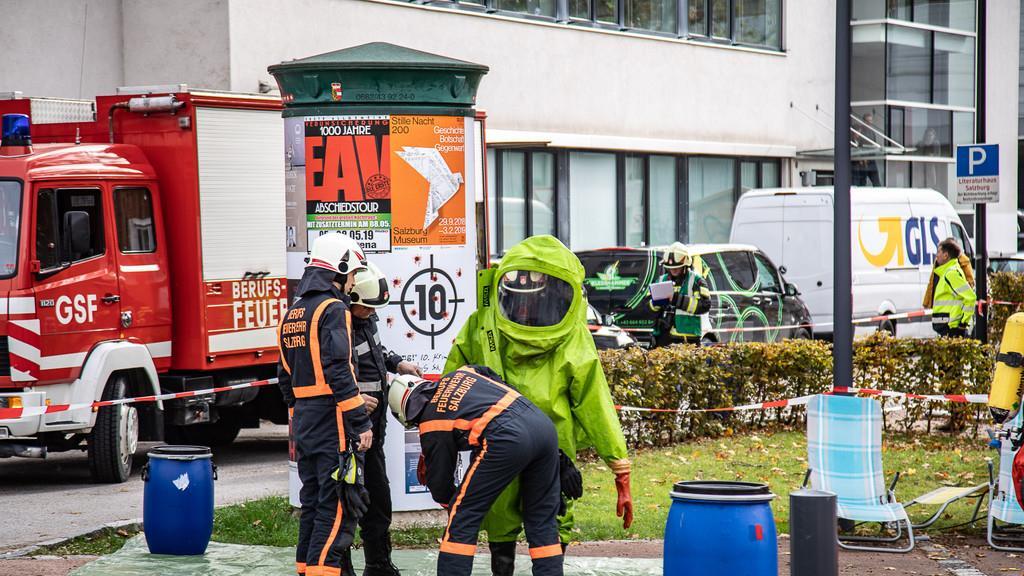 Chemikalienaustritt im LKH Salzburg