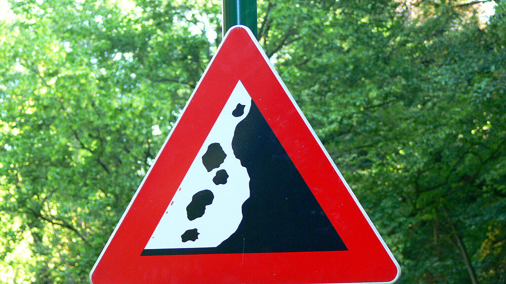 Steinschlag Fels