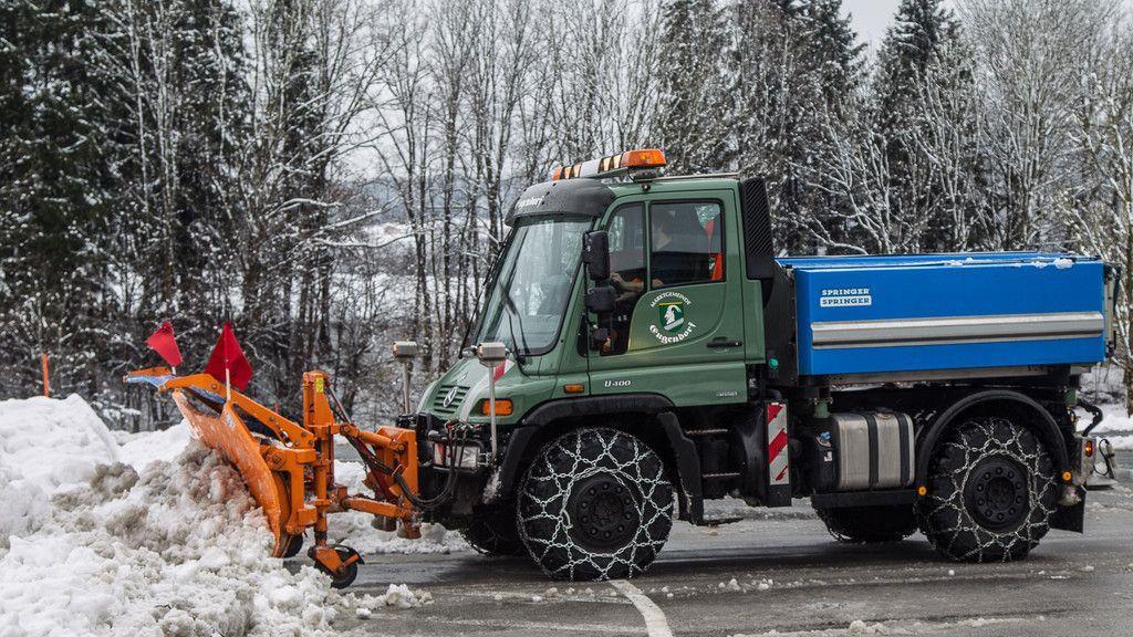 Winterdienst in Eugendorf im Einsatz